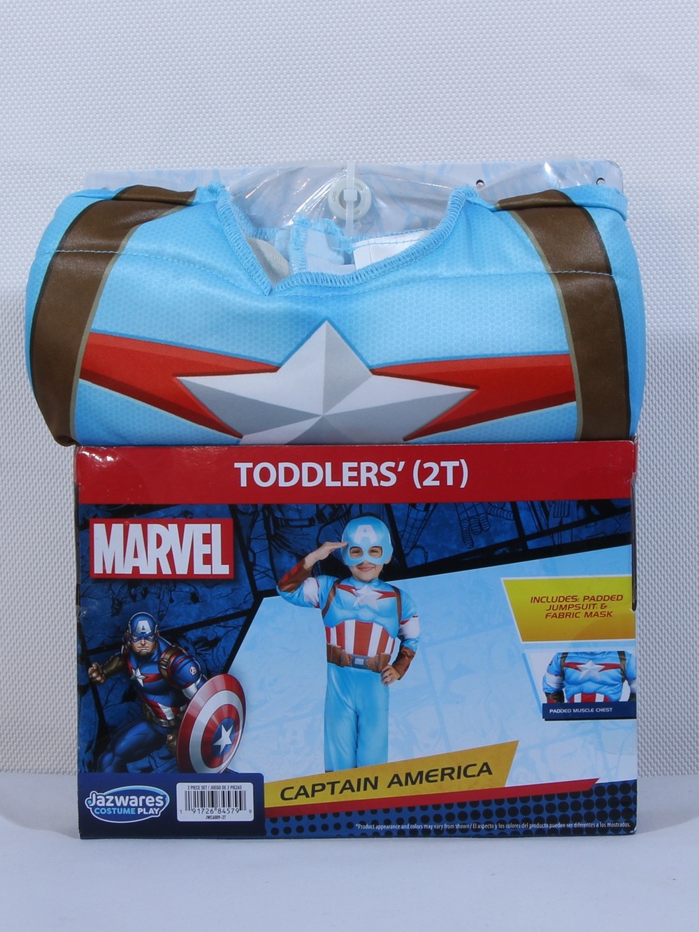 Jazwares Captain America Kids Superhero Costume NWT